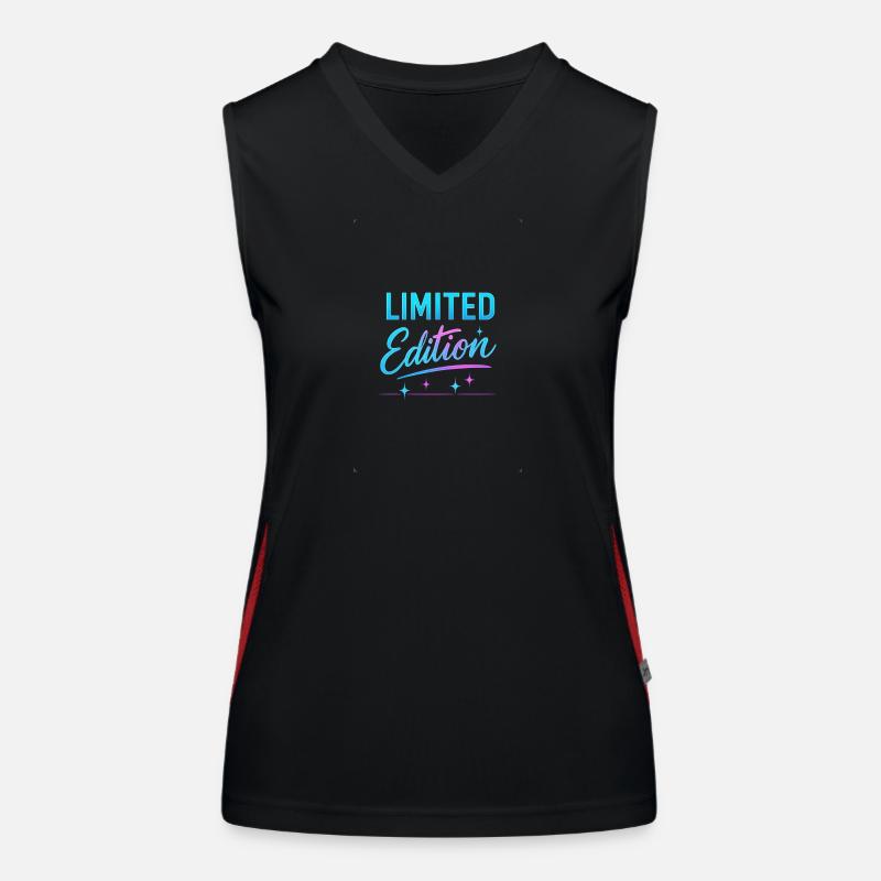 Limitierte Edition Neon Glanz Funktionelles Kontrast-Tank Top für Frauen