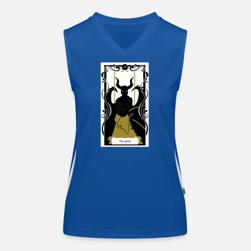 Devil Women's Functional Contrast Tank Top