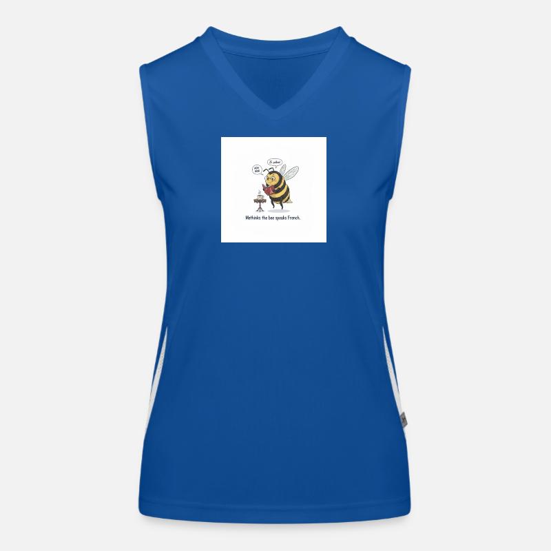 Bee Learns French: Méthinks Women's Functional Contrast Tank Top