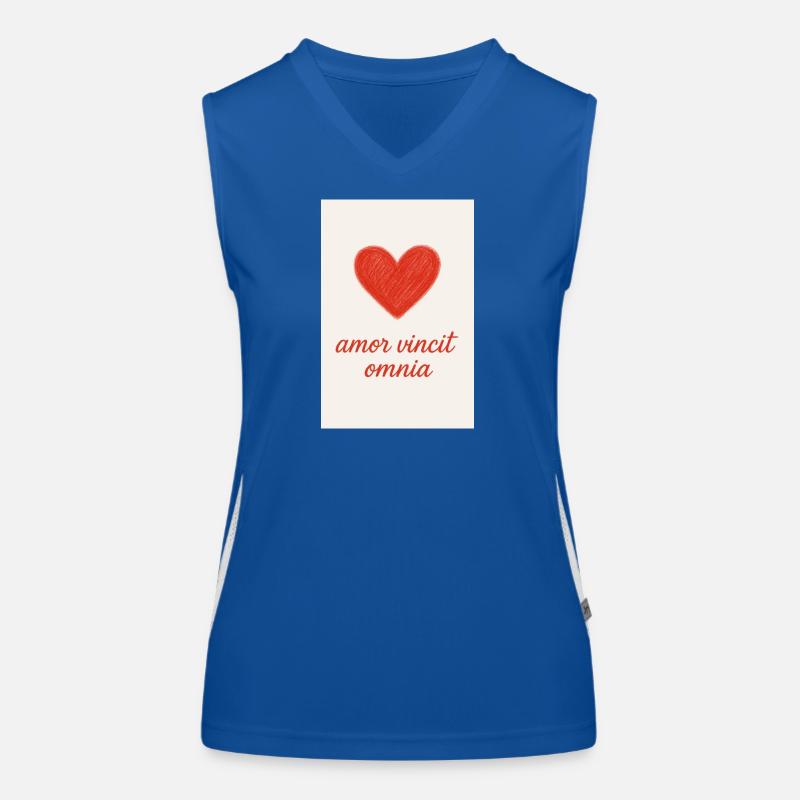 L’amour triomphe : Amor Vincit Omnia Débardeur respirant contrasté Femme