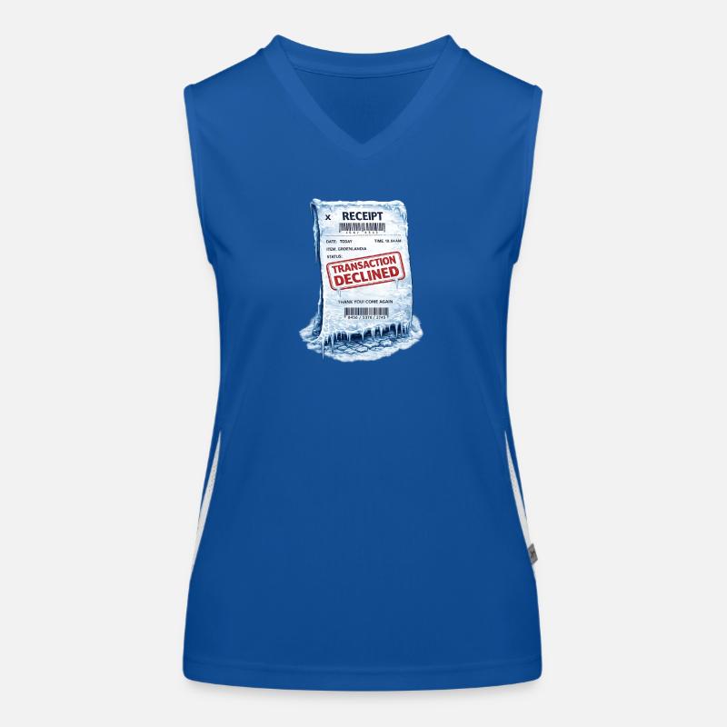 Frozen Receipt: Declined Transaction Women's Functional Contrast Tank Top