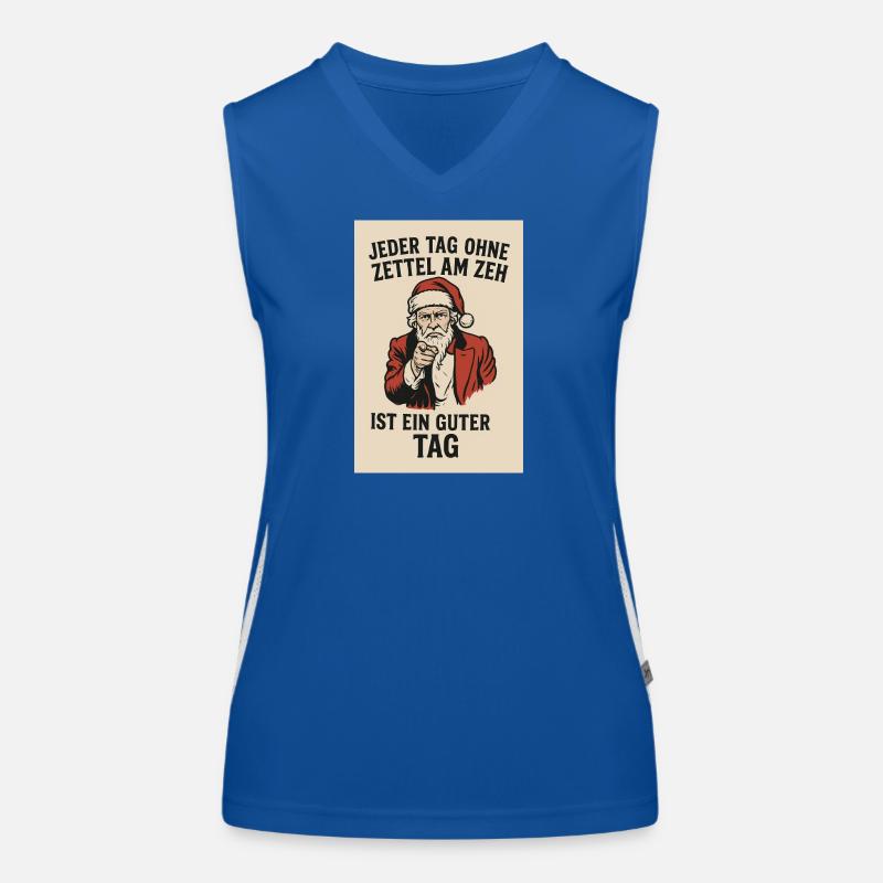 Every day without a note on my toe Women's Functional Contrast Tank Top