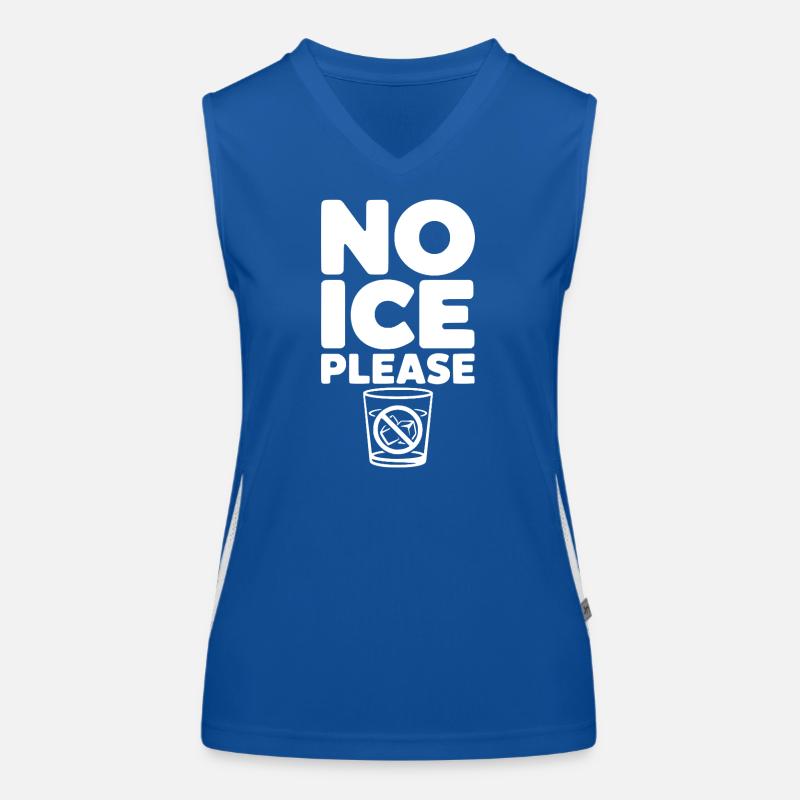 Nein, bitte Funktionelles Kontrast-Tank Top für Frauen