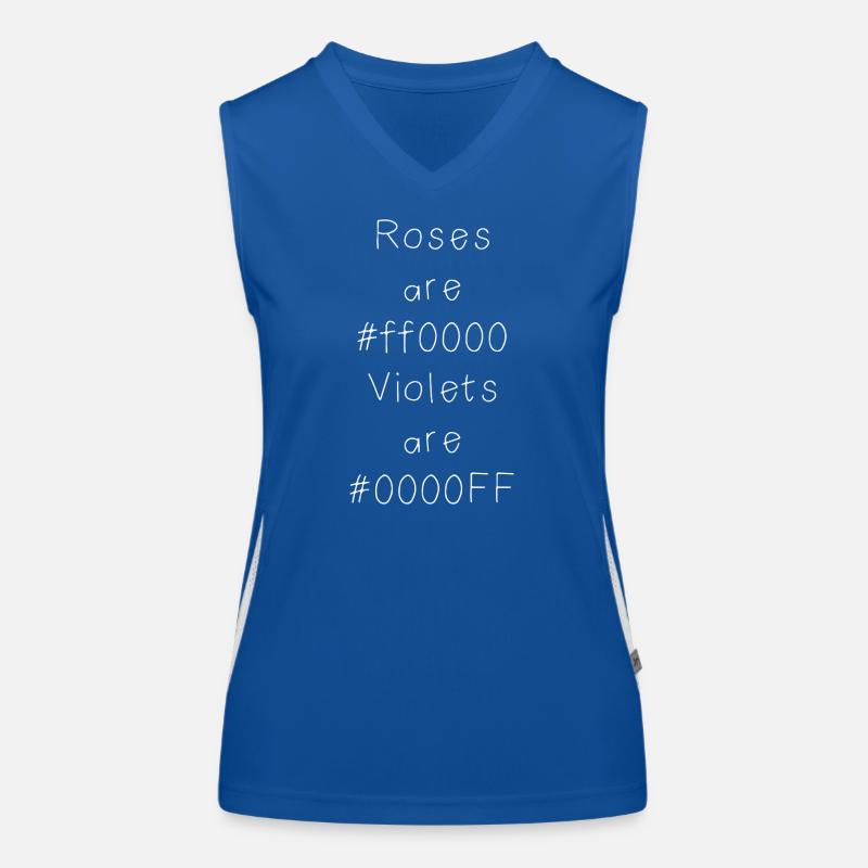 Hex-Farbcode Witz für Entwickler, Coder und Web... Funktionelles Kontrast-Tank Top für Frauen