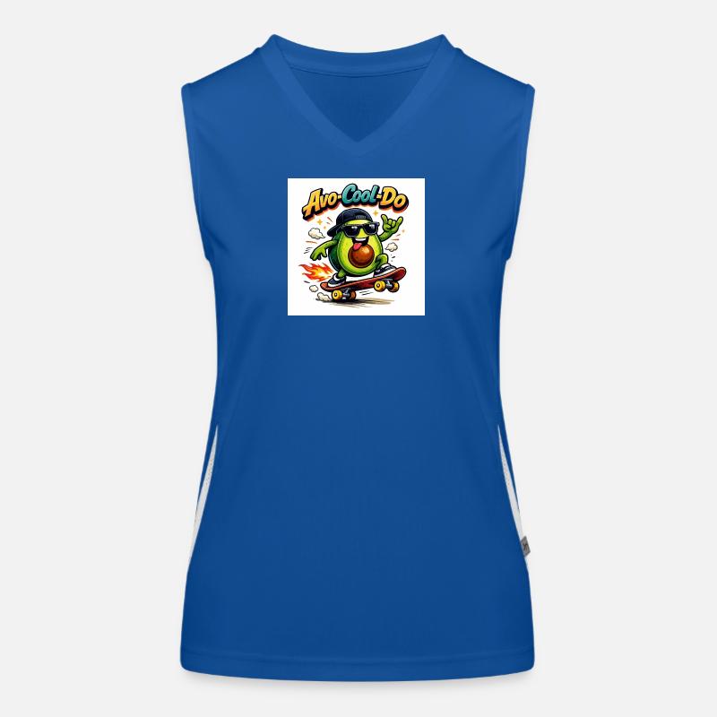 Avacooldo – Bleib ruhig" Funktionelles Kontrast-Tank Top für Frauen