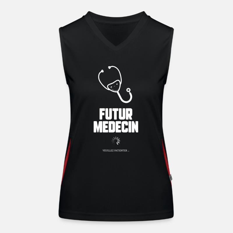 Futur médecin Débardeur respirant contrasté Femme