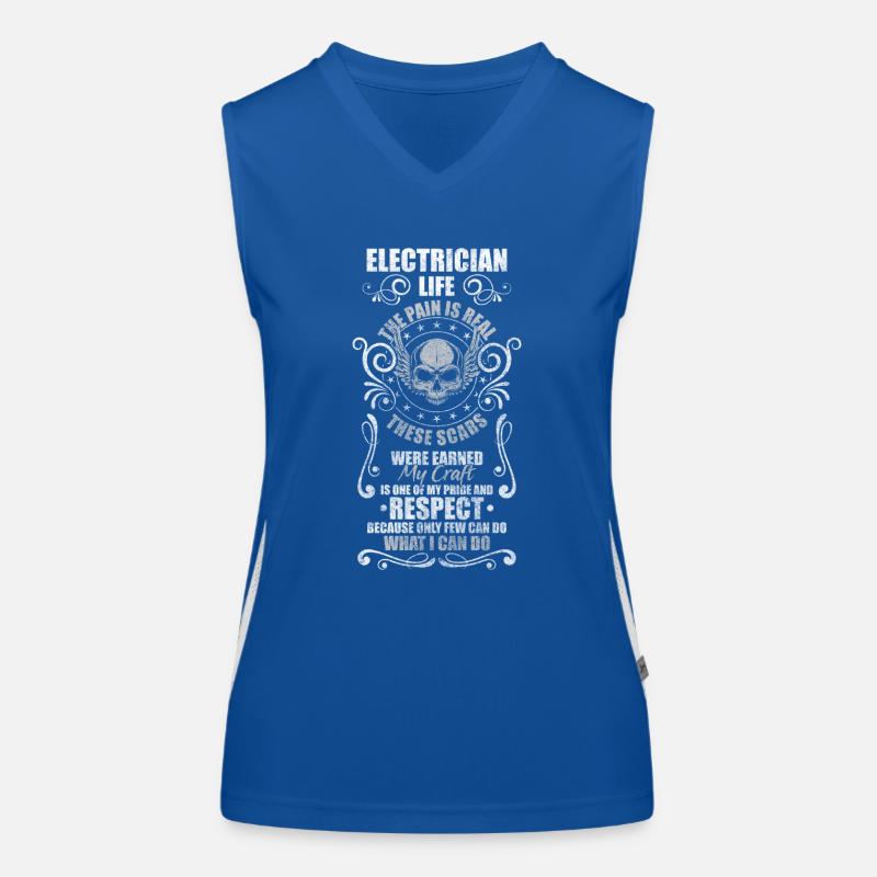 Elektrik Elektro Blitz Funktionelles Kontrast-Tank Top für Frauen