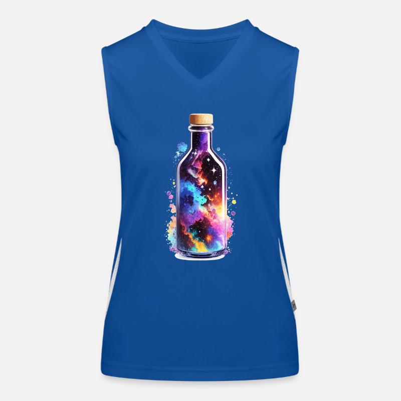 Bouteille spatiale Débardeur respirant contrasté Femme