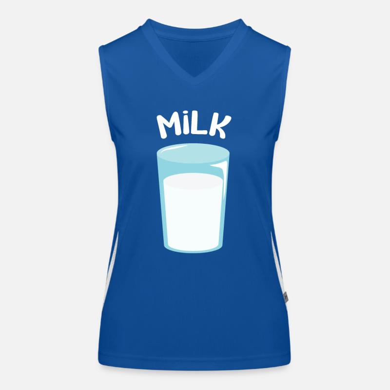 Verre de lait Débardeur respirant contrasté Femme