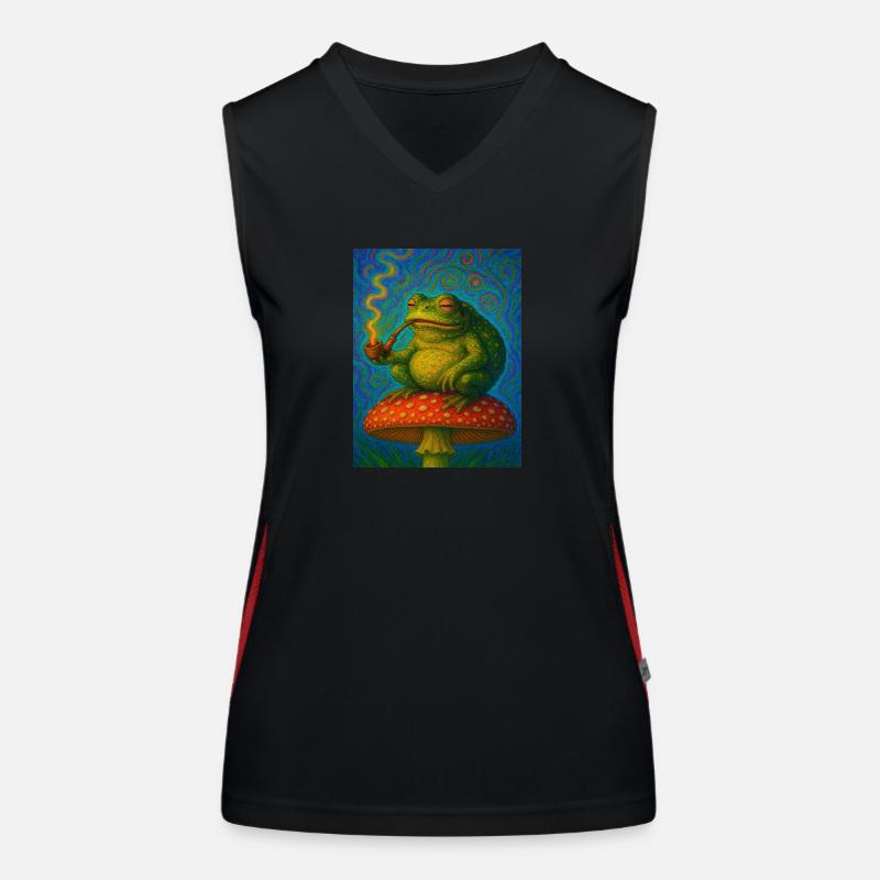 Smoking Toad Women's Functional Contrast Tank Top