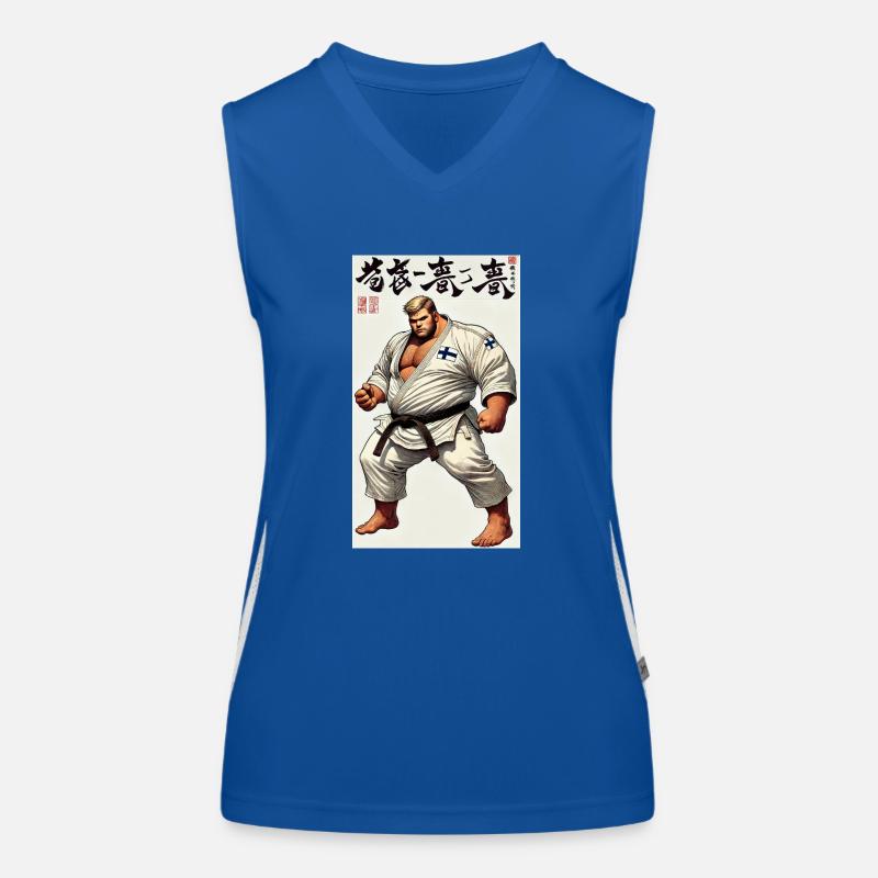 Finnisches Karate MASTER Funktionelles Kontrast-Tank Top für Frauen