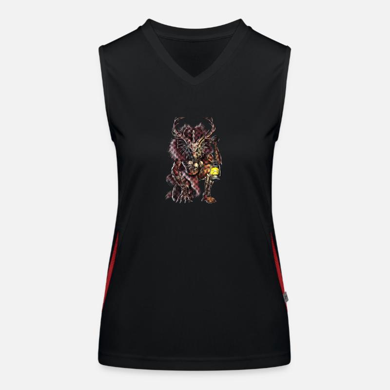 Kryptide Wendigo Funktionelles Kontrast-Tank Top für Frauen