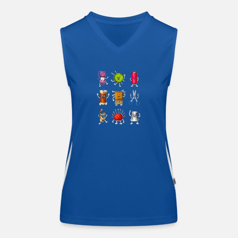 Häkel-Set Funktionelles Kontrast-Tank Top für Frauen