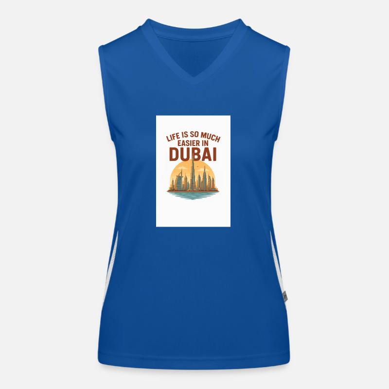 Dubaï facile Débardeur respirant contrasté Femme