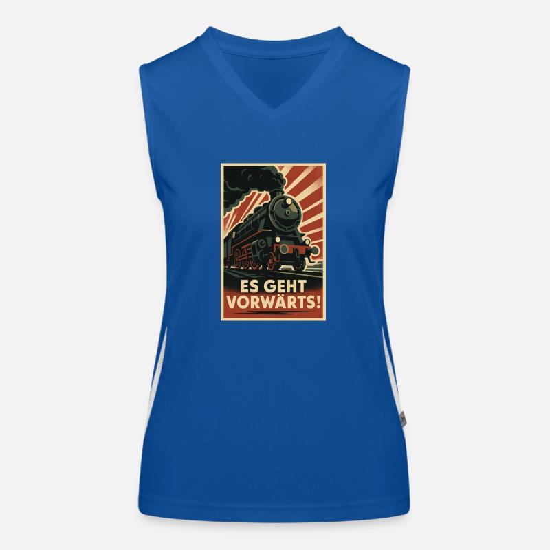 Railways Moving forward Women's Functional Contrast Tank Top