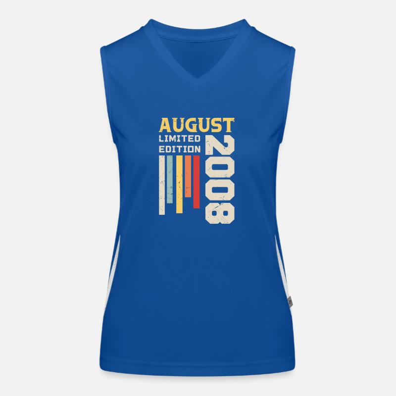August 2008 - Geburtstagsgeschenk August 2008 August Funktionelles Kontrast-Tank Top für Frauen