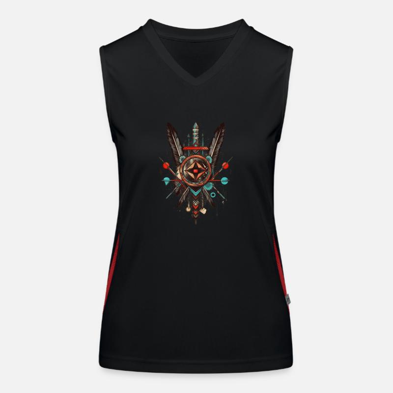 Traumfänger Funktionelles Kontrast-Tank Top für Frauen