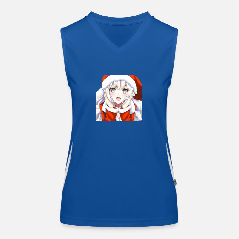 Édition Anime de Noël. Débardeur respirant contrasté Femme