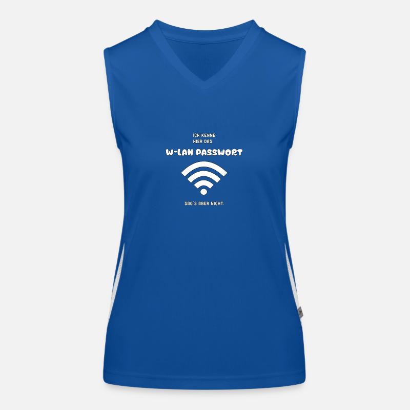 W-Lan Funktionelles Kontrast-Tank Top für Frauen