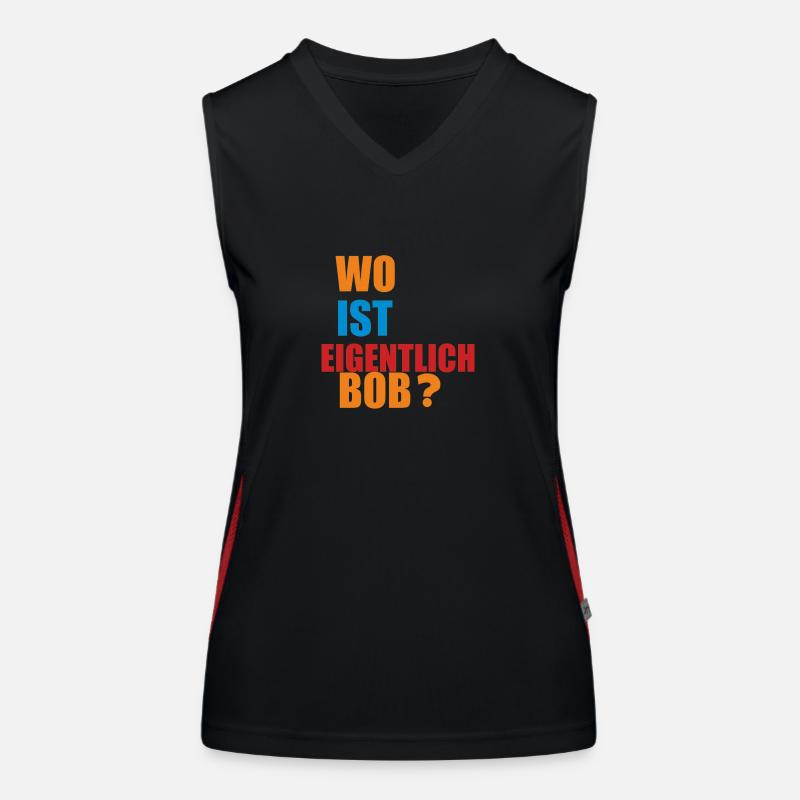 wo ist eigentlich bob Funktionelles Kontrast-Tank Top für Frauen