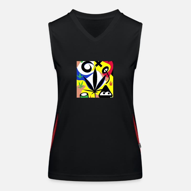 MoJamba110 Funktionelles Kontrast-Tank Top für Frauen