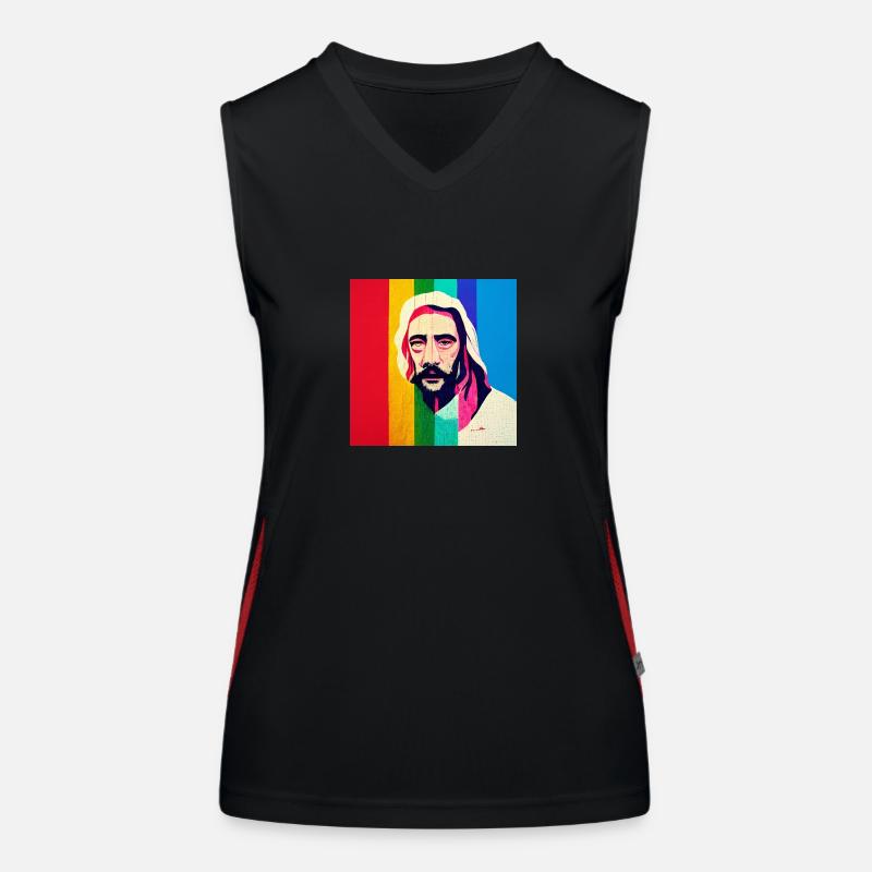 Diversité Jésus Débardeur respirant contrasté Femme