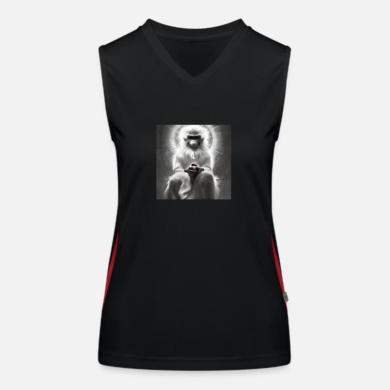 Series: Wise Monkey Women's Functional Contrast Tank Top