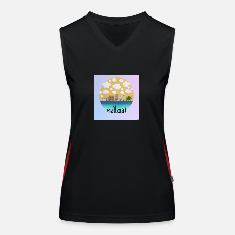 Palma de Mallorca Funktionelles Kontrast-Tank Top für Frauen