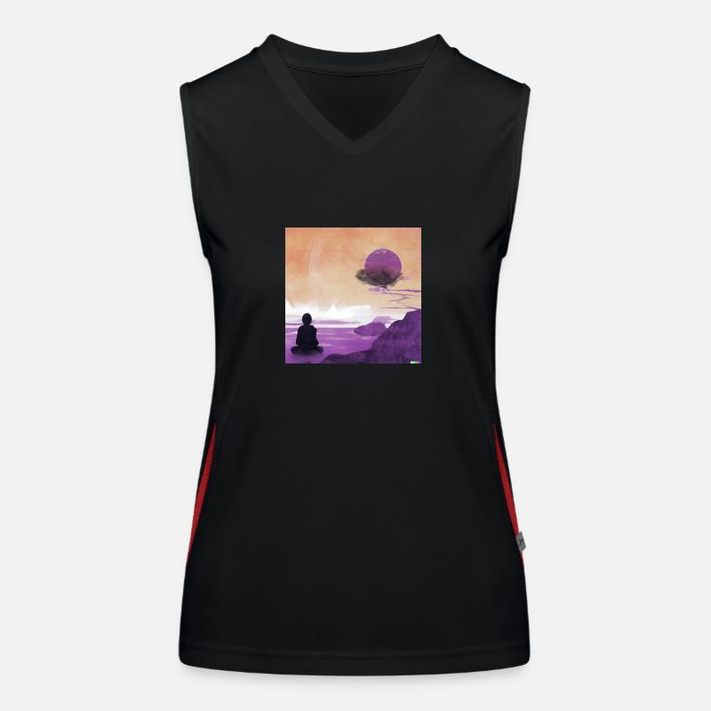 JD Star Artwork No.7 Women's Functional Contrast Tank Top