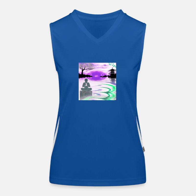 JD Star Artwork No.9 Funktionelles Kontrast-Tank Top für Frauen