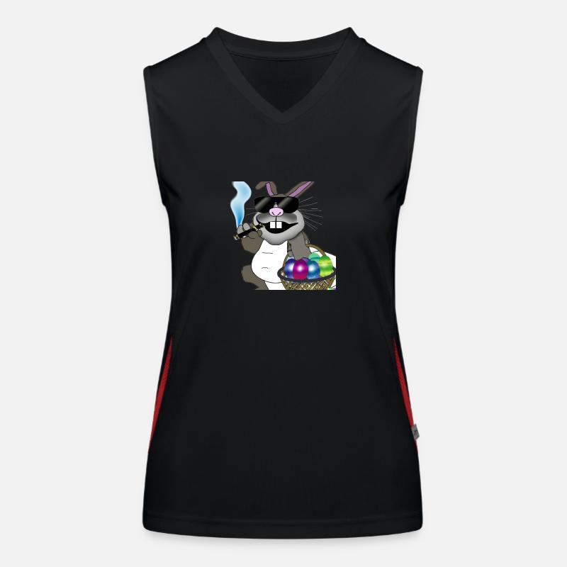 Osterhasi 5 Funktionelles Kontrast-Tank Top für Frauen