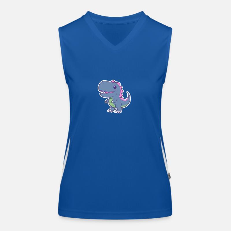 Sweet Dino T-rex Débardeur respirant contrasté Femme