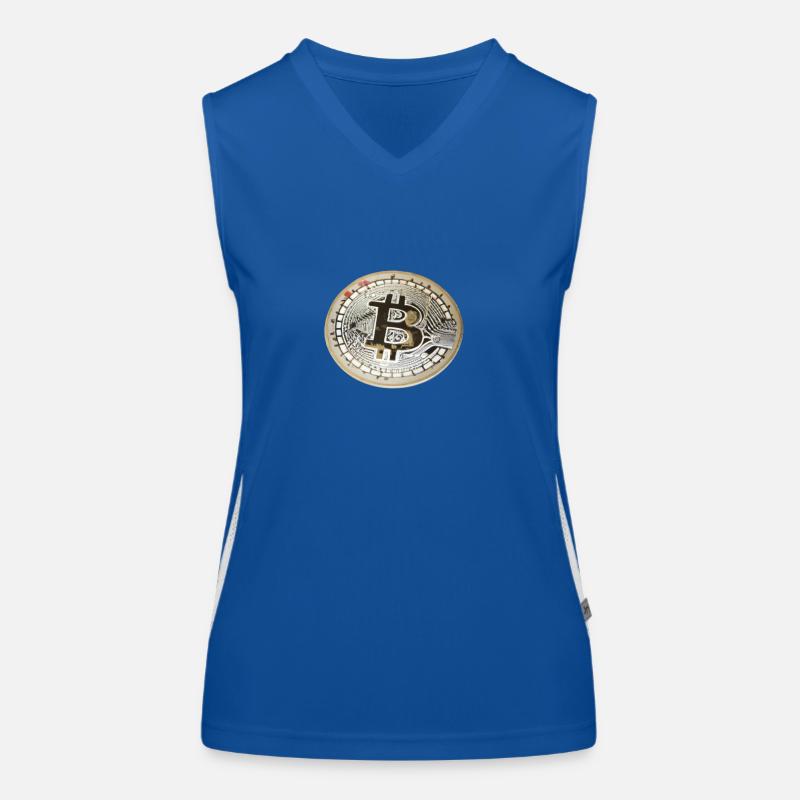 Bitcoin Bild 9 Funktionelles Kontrast-Tank Top für Frauen