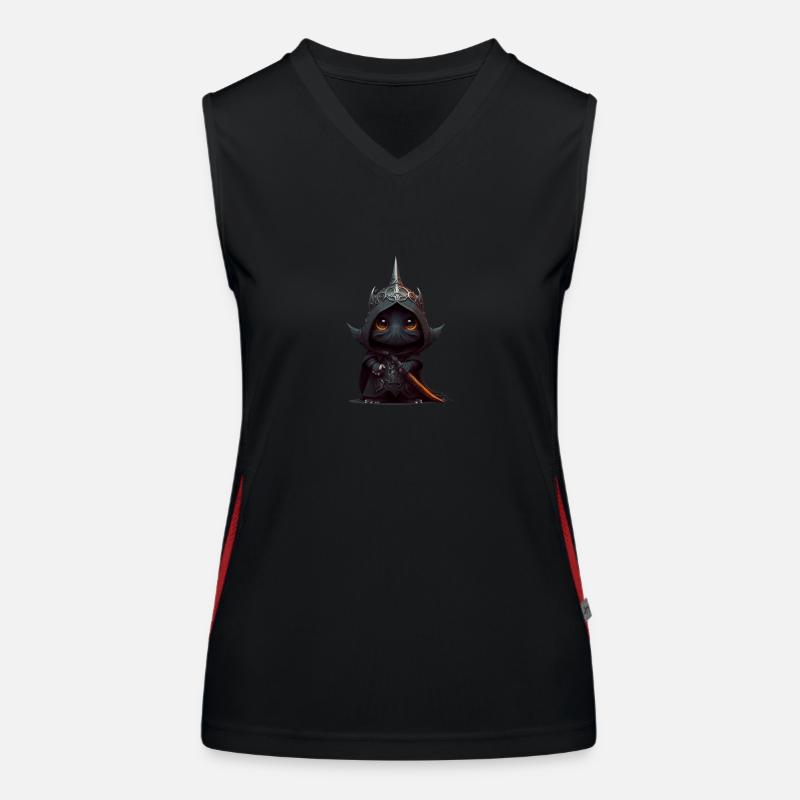 Herr der Finsternis Funktionelles Kontrast-Tank Top für Frauen