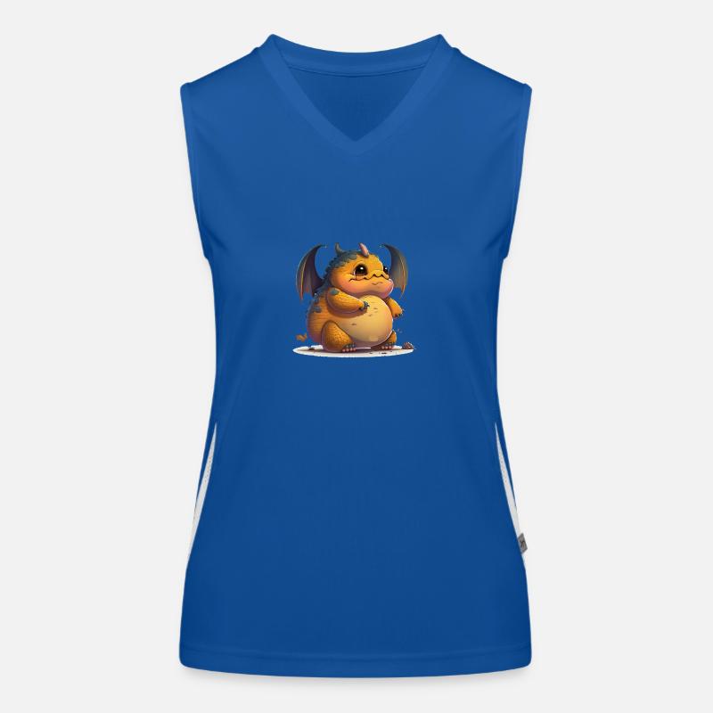 Drache Funktionelles Kontrast-Tank Top für Frauen