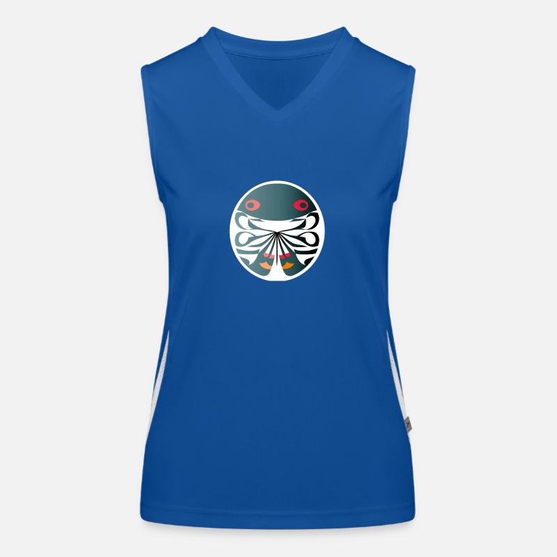 Abstract Krebs Funktionelles Kontrast-Tank Top für Frauen