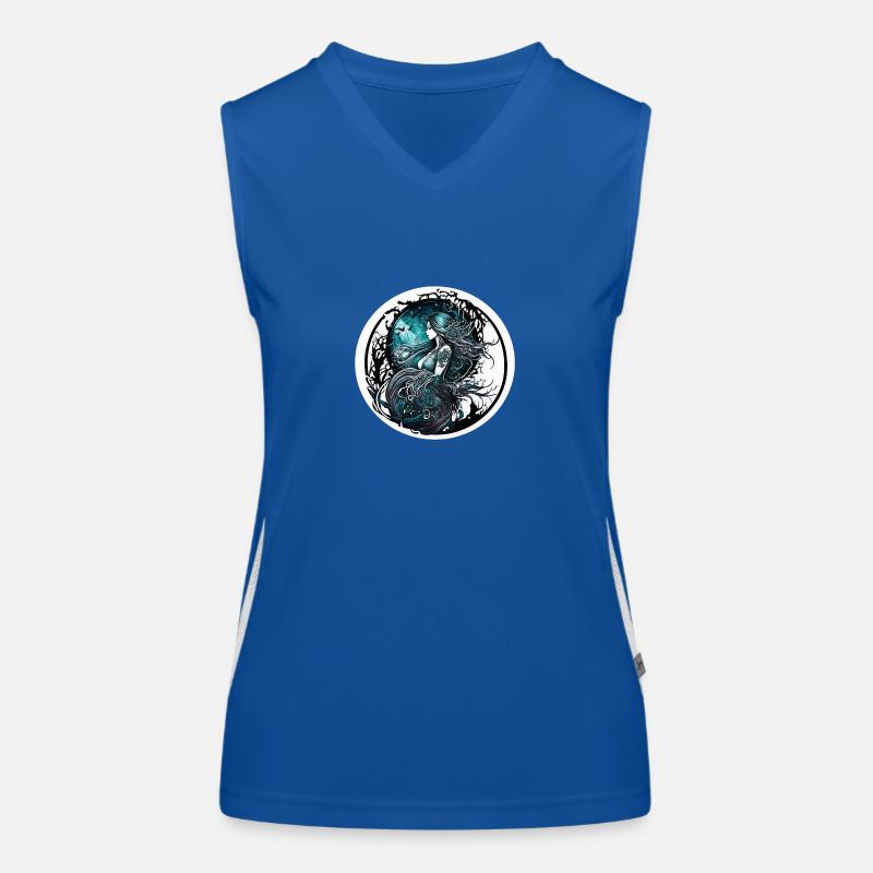 Weibliche Priesterin Funktionelles Kontrast-Tank Top für Frauen