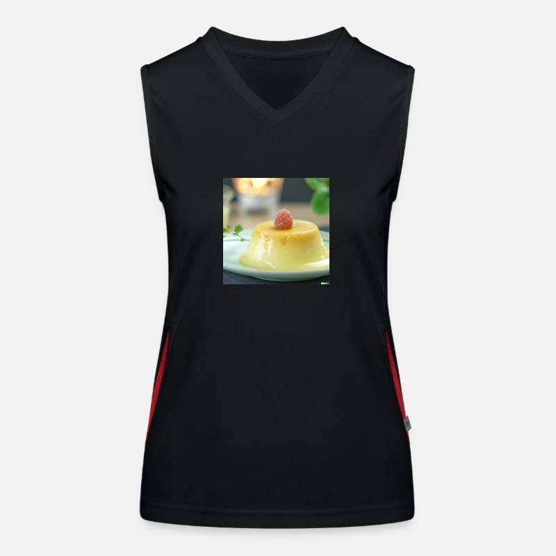 Custard in pudding Women's Functional Contrast Tank Top