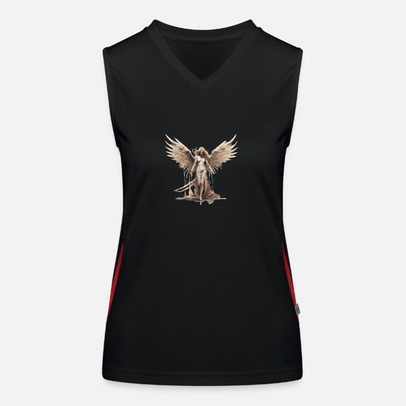 Fallen Angel Funktionelles Kontrast-Tank Top für Frauen