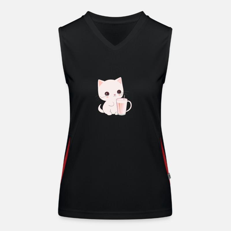 Chat Débardeur respirant contrasté Femme