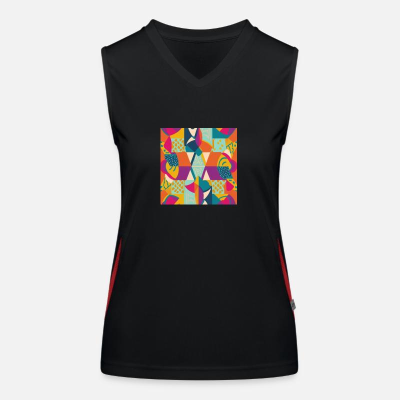 Traditional patterns Women's Functional Contrast Tank Top