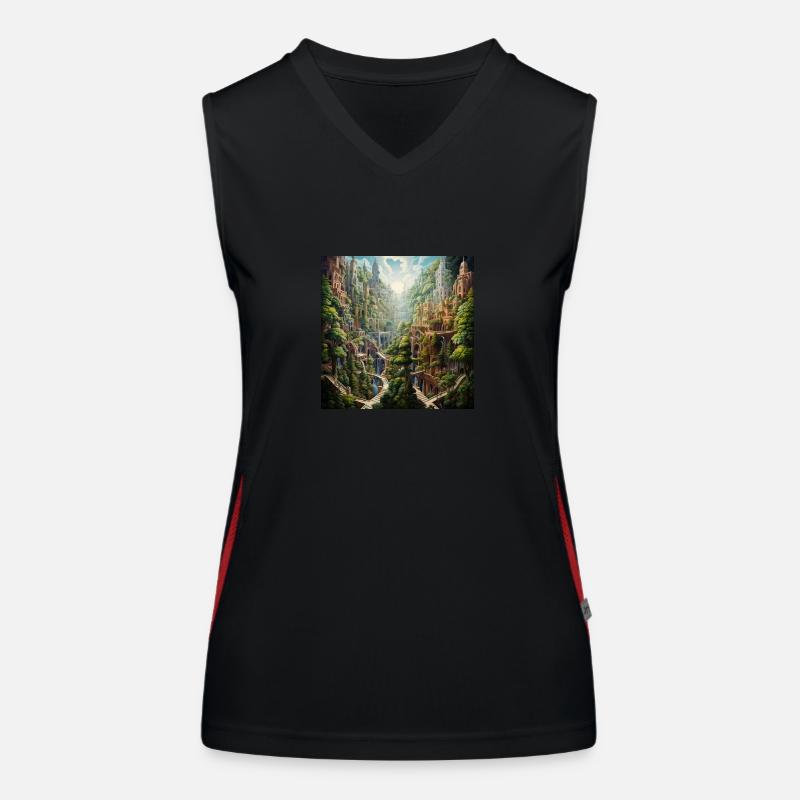 Babylon Valley Women's Functional Contrast Tank Top
