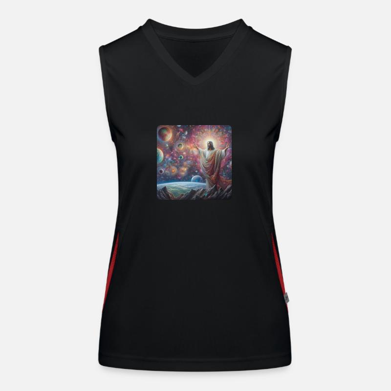 Image 35 Débardeur respirant contrasté Femme