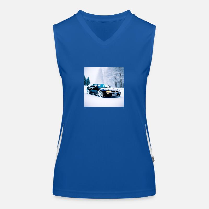 oldtimer Funktionelles Kontrast-Tank Top für Frauen