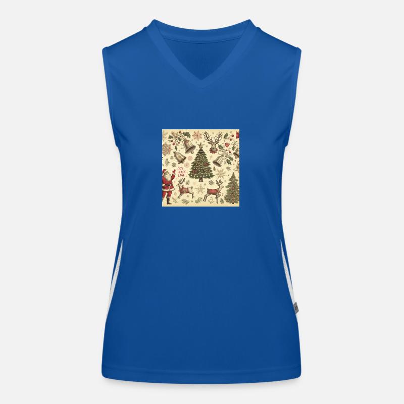 Winter Design Funktionelles Kontrast-Tank Top für Frauen