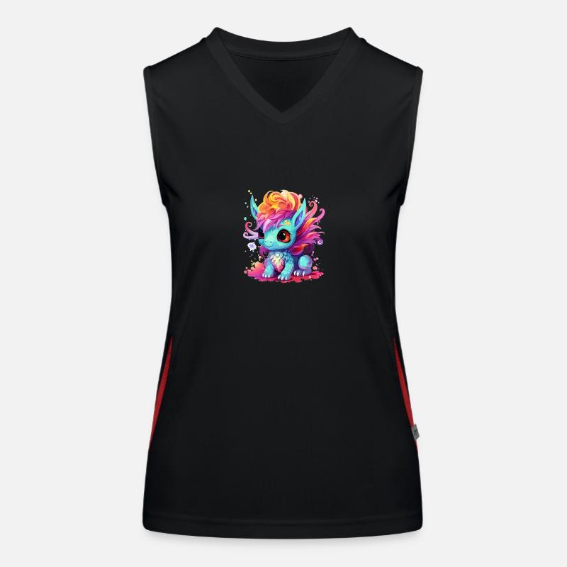 Cutiepie Draco Funktionelles Kontrast-Tank Top für Frauen
