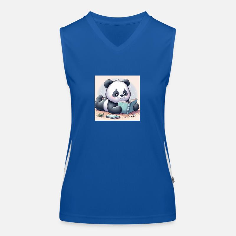 Panda Book Women's Functional Contrast Tank Top