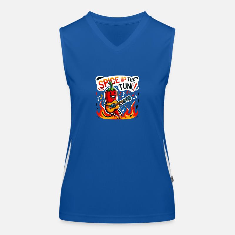 Pimentez la mélodie Débardeur respirant contrasté Femme