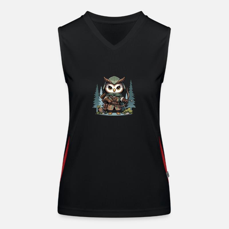 Owly Hoot Women's Functional Contrast Tank Top