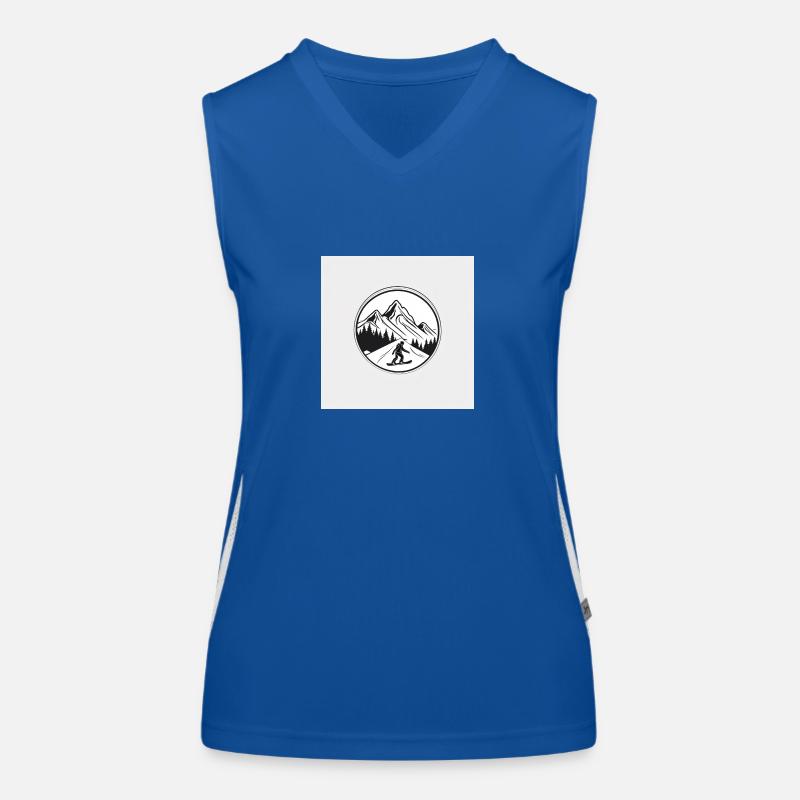 Snowboard Funktionelles Kontrast-Tank Top für Frauen